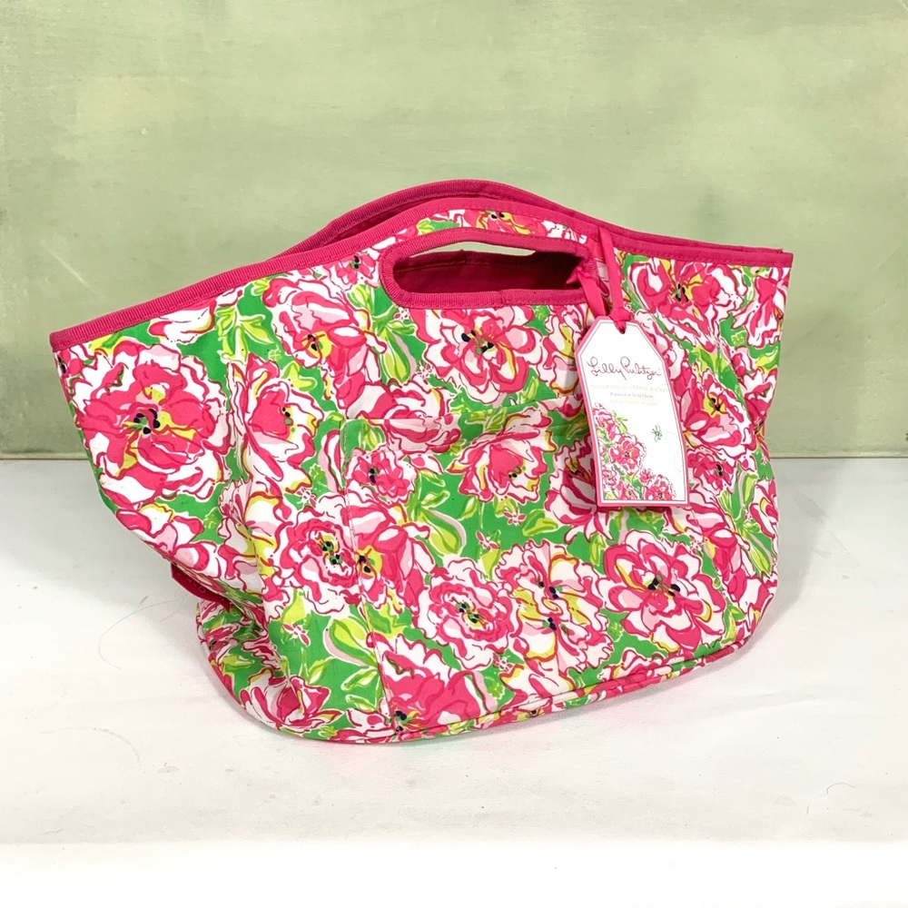 LILY PULITZER Insulated Beverage Carrier With Tags